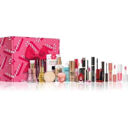 Rimmel London Advent Calendar Candy Glam (x Sally Hansen, Max Factor &amp;amp; Bourjois) adventni koledar limitirana edicija 1 kos Slike