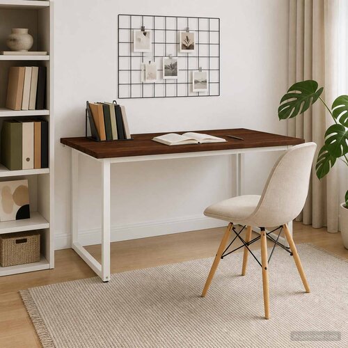 Kvadratni blagovaonski stol 160 x 70 x 75 cm Tamno smeđa Slike