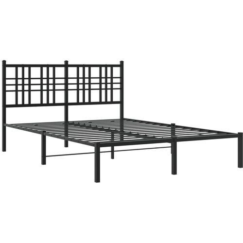  okvir za krevet s uzglavljem crni 135x190 cm Slike
