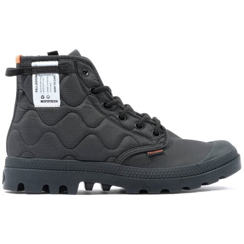 Palladium Pampa Re-Quilted - Black Crna Slike