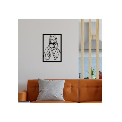 Wallity zidna dekoracija Coffee Time, 33x50cm, Crna Slike