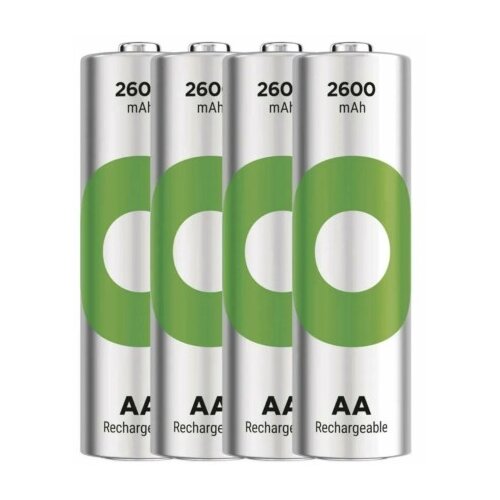 Gp polnilna baterija AA-2600 mAh Ni-Mh 4 kom Slike