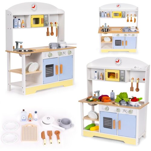ECO TOYS dječja kuhinja &ndash; pećnica, perilica, mikrovalna + 12 dodataka Cijene
