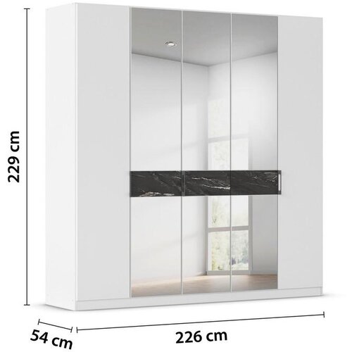 Premium Living Omara S Klasičnimi Vrati Versity-D, Bela Slike