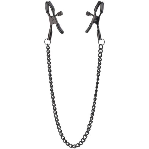 DREAMTOYS Blaze Deluxe - metalne stezaljke za bradavice s lancem (crne) Cijene