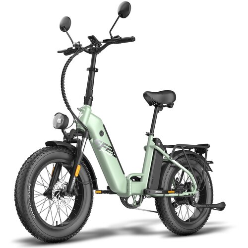 Fafrees Zložljivo električno kolo FF20 Polar, odobreno za EU, dvojna baterija 24Ah, zeleno, (5000008857) Cene