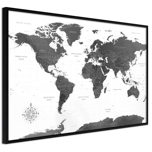  Poster - The World in Black and White 45x30