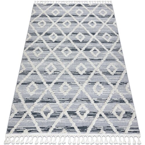 RugsX Preproge Preproga SEVILLA Z555A rešetka, rombi siva / 80x150 cm Siva Cene
