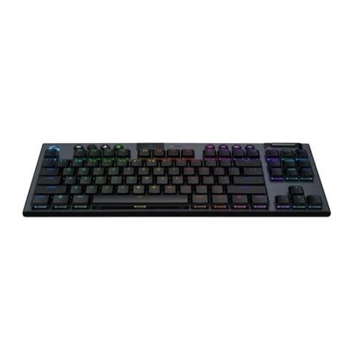 Logitech GAMING brezžična tipkovnica G915 x Lightspeed TKL, GL Clicky, črna Slike