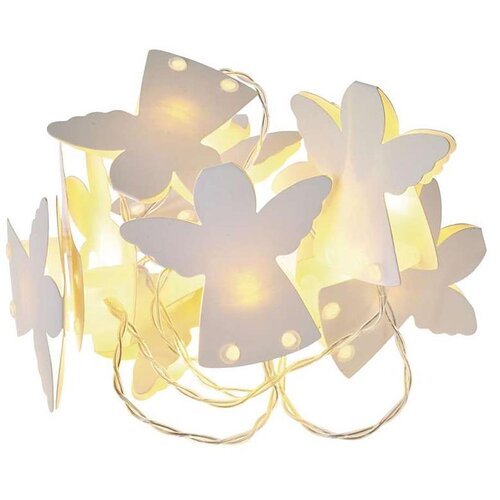  LED lanac CHAIN 10xLED/2xAA 1,65m topla bela Slike