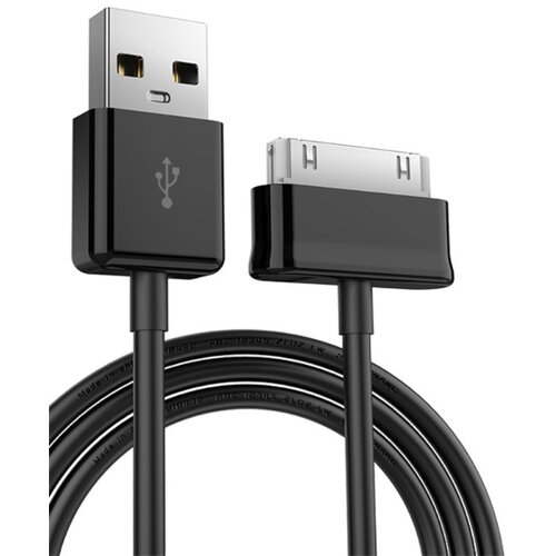 INF 30-polni kabel USB, kabel za polnjenje/podatkovni kabel, združljiv s Samsung P1000/N8000/N8010 Black 1 m, (21262036) Cene