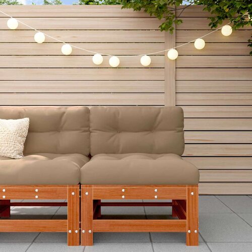  Sekcionalna sofa Čvrsto borovo drvo Vosak Smeđa - Vosak smeđa bor srednja sofa Cijene