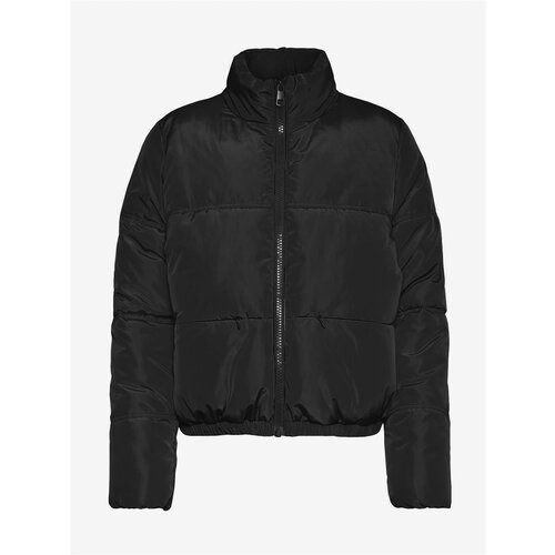 Noisy May Black Quilted Winter Jacket Anni - Women Cene