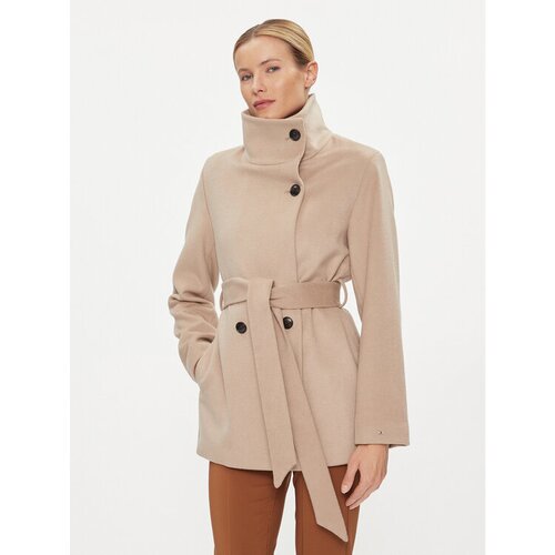 Tommy Hilfiger Volneni pla&amp;scaron;č WW0WW39754 Bež Regular Fit Slike