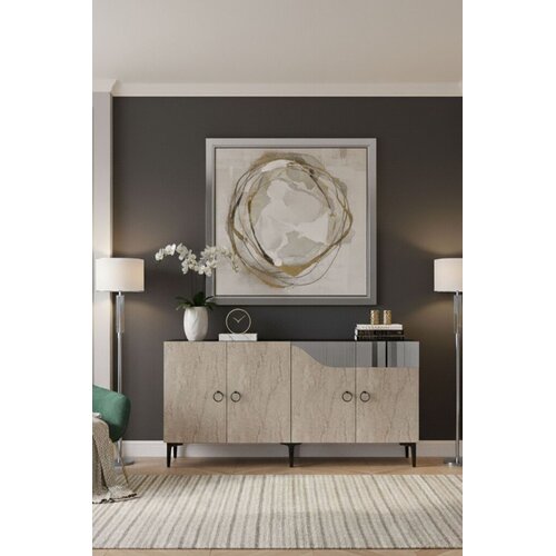 Hanah home Komoda Gama 150, Bež-siva Slike