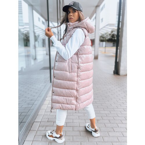 DStreet Women's quilted vest GANTINI pink Cene