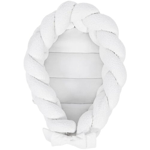 MeowBaby Bijelo gnijezdo za bebe 47x70 cm - Slike