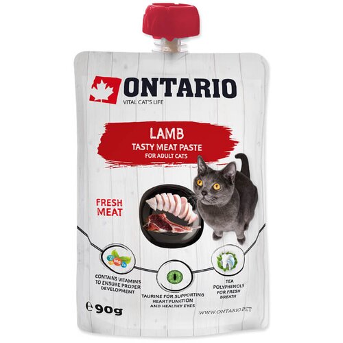 Ontario Cat pasta z jagnjetino 90 g Cene