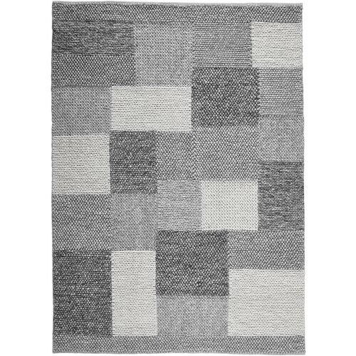 Linea Natura ročno tkana preproga nordic 130/190 cm tkano siva, temno siva Cene