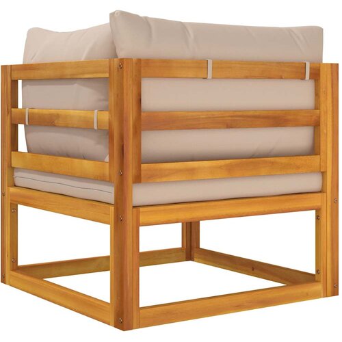  2-dijelni set vrtnih sofa s jastucima masivno bagremovo drvo Tupe Slike