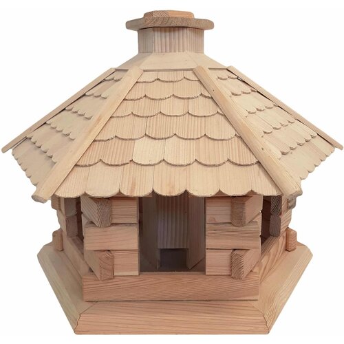  Drvena hranilica za ptice 47x41x36 Slike