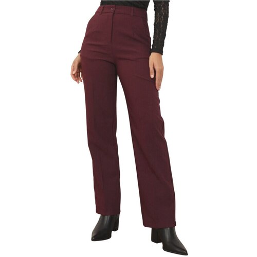 La Modeuse Hlače Chino / Carrot 76605_P181474 Bordo Cene