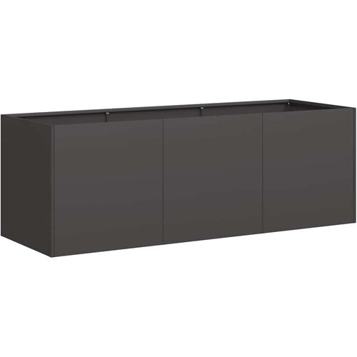 Maison Chic Cvetlični Lonec - Cvetlično korito Black 120x40x40 cm Hladno valjano jeklo, (21789390) Cene