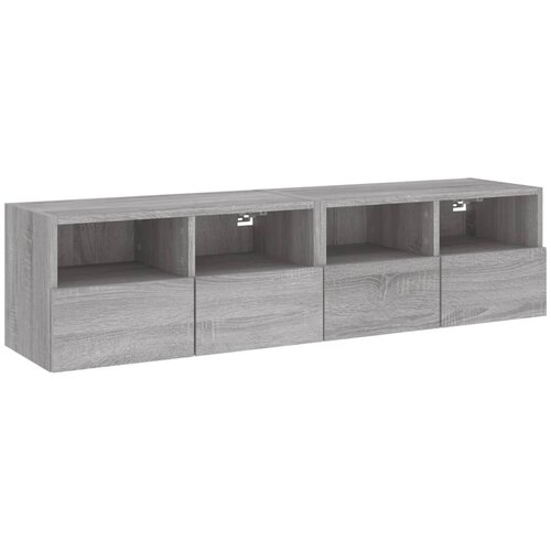 vidaXL Stenske TV omarice 2 kosa siva sonoma 60x30x30 inženirski les Cene