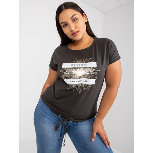 RELEVANCE T-shirt-RV-TS-7658.24P-dark khaki Cene