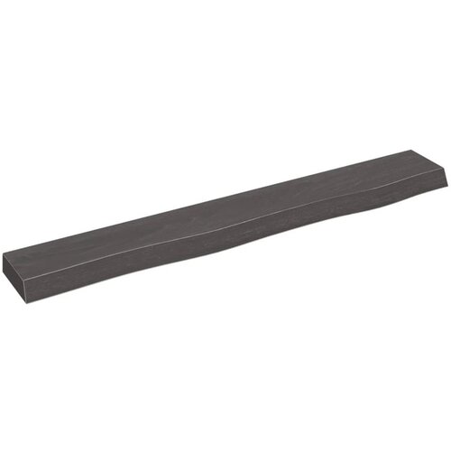 VidaXL Stenska polica temno siva 80x10x4 cm obdelana trdna h Slike