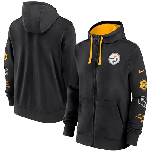 Nike Pittsburgh Steelers Cotton Full-Zip Fleece jopica s kapuco