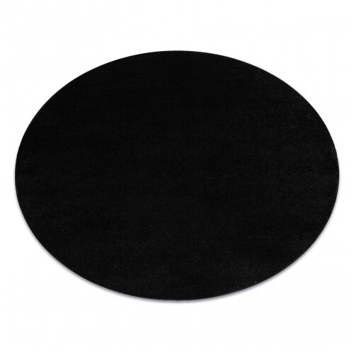 RugsX ETON PLUS črna ratas tepih, enobarven, enoten, gladek cercle 100 cm, (5000175583) Slike