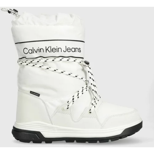 Calvin Klein Jeans Otroške snežke bela barva