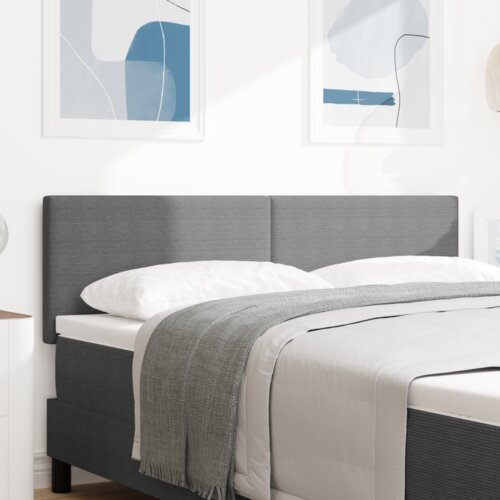 VidaXL led uzglavlje jednostavni dizajn svijetlosiva 80 cm od tkanine od velura Slike