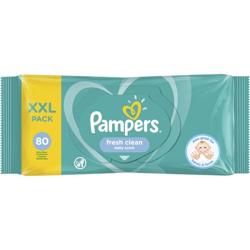Pampers Otroški robčki Fresh Clean XXL - 80 kosov Cene