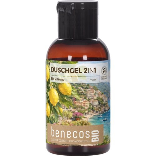 Benecos 2u1 gel za tu&amp;scaron;iranje s bio limunom - Summer Edition - 50 ml Slike