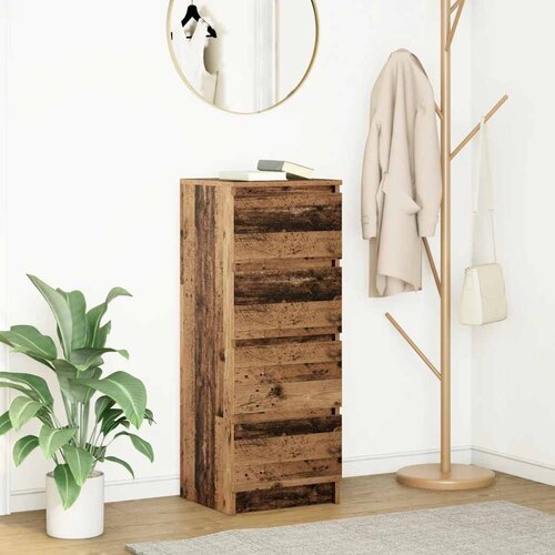 vidaXL Komoda Staro drvo 37,5x35x99 cm Konstruirano drvo Cijene