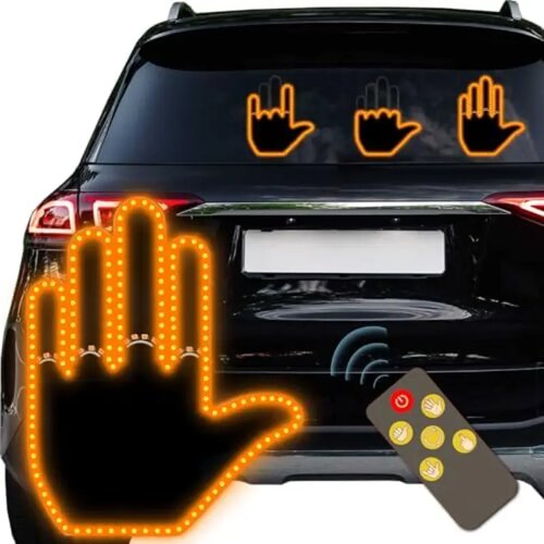  LED emoji displej za automobil u obliku ruke Slike