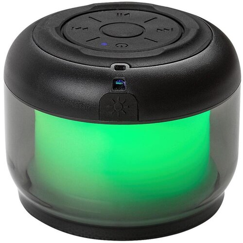 Rabalux stona lampa Radelia, Punjiva, Sa bluetooth zvučnikom, RGB, LED, 3W, Crna Slike