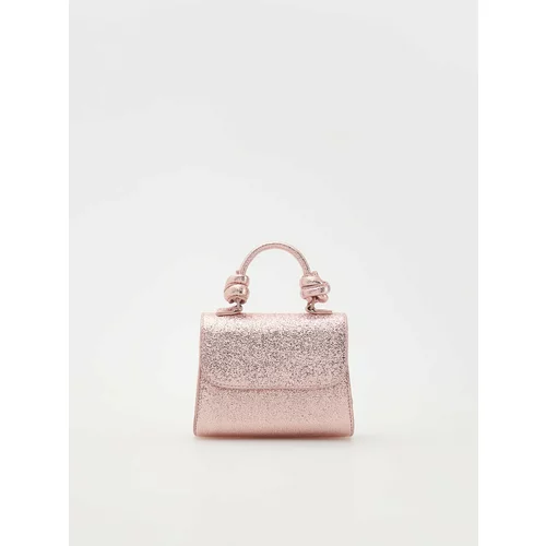 Reserved - Svjetlucava ručna torbica - ružičasta