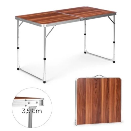 BOLZZ Sklopivi Sto Za Kampovanje Wood 120X60 Cm Cene