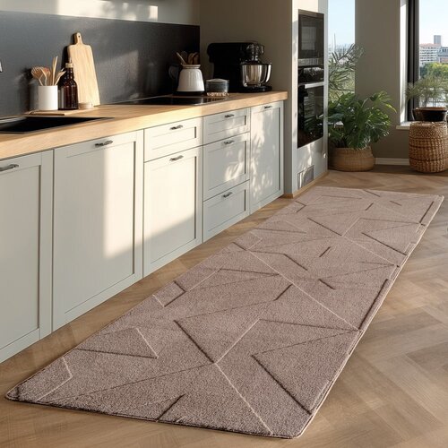Ayyildiz Carpets Svetlo rjav pralen tekač 80x250 cm Pompei 1613 &amp;ndash; Slike
