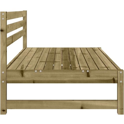 VidaXL Srednja vrtne sofe 2 kom 120 x 80 cm od impregnirane borovine Slike
