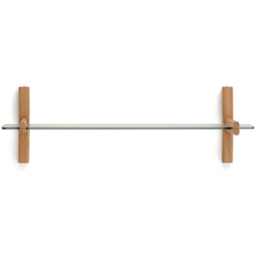 Kave Home Stakleni modularni sustav polica u prirodnoj boji 90x28x30,5 cm Sitra – Cijene