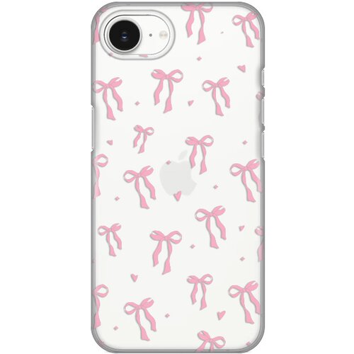  torbica silikonska print skin za iphone 16e 6.1 cute bow Cene