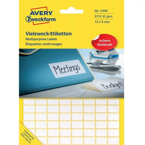 Avery Zweckform Etikete za označevanje 13 x 8 mm