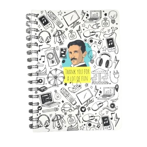 Gift Hub Sveska Nikola Tesla, Bela Slike