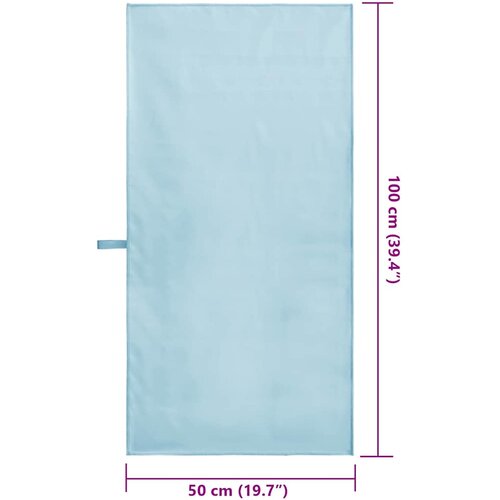  Sportski Ručnici 2 pcs Plava 100 x 50 cm Poliester i poliamid Slike