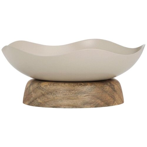 Eglo 427512 - Dekorativni pladanj MONYWA, prečnik 14,5 cm, bež Slike