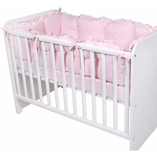 Lorelli ROUND UNI Ogradica za Krevetić za Bebu Pink za krevetić dim. 120 x 60 cm (Sastoji se od 4 dijela 60/35 x 2, 120/35 x 2)
